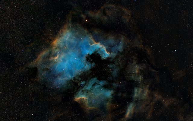 North America and Pelican Nebulae